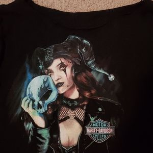 Harley davidson cut off shirt